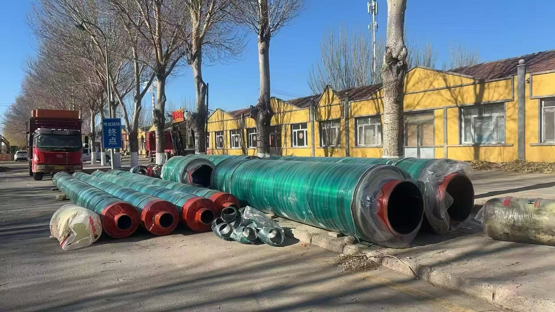钢套钢蒸汽保温管